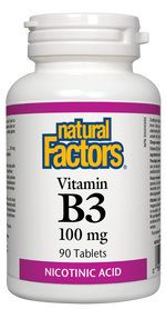Natural Factors Vitamin B3 100mg 90 Tabs