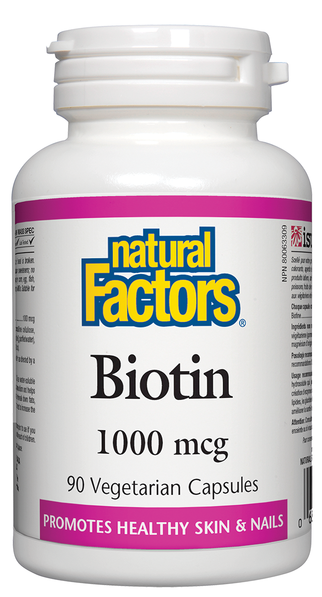 Natural Factors Biotin 1000mcg 90 VCaps