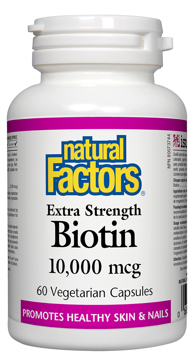 Natural Factors Biotin 10,000mcg 60 VCaps