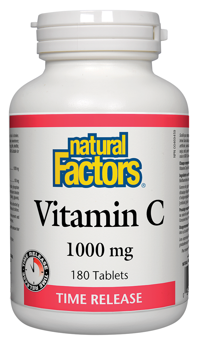 Natural Factors Vitamin C 1000mg Tr 180 Tabs