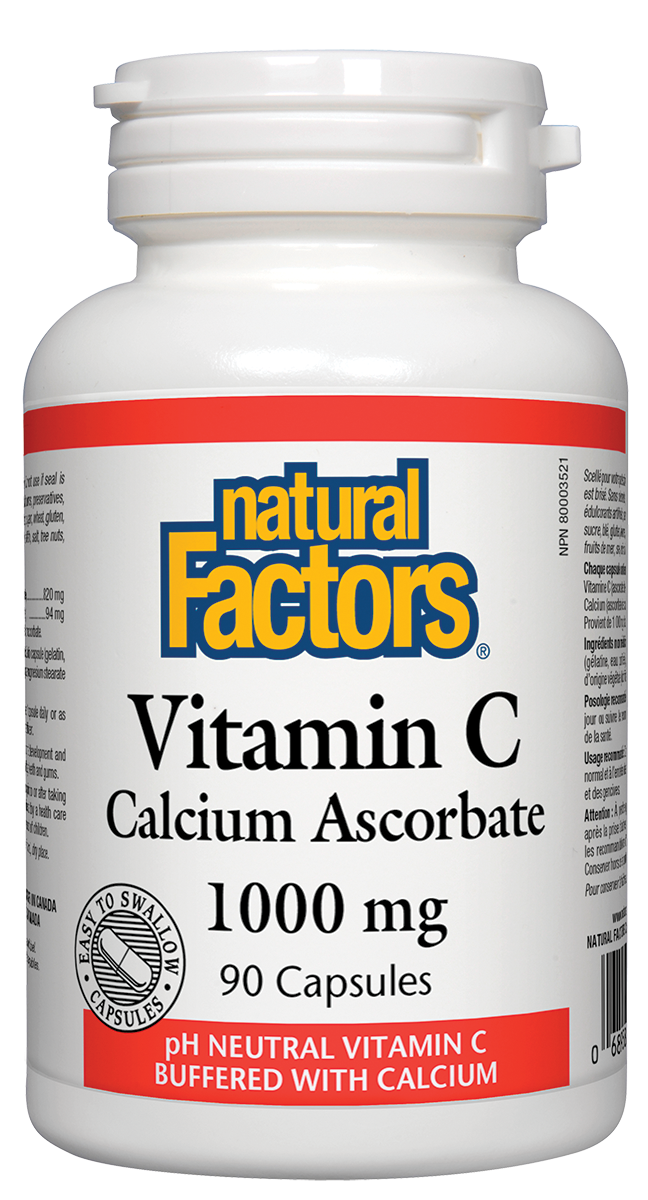 Natural Factors Vitamin C With Calcium 90Caps