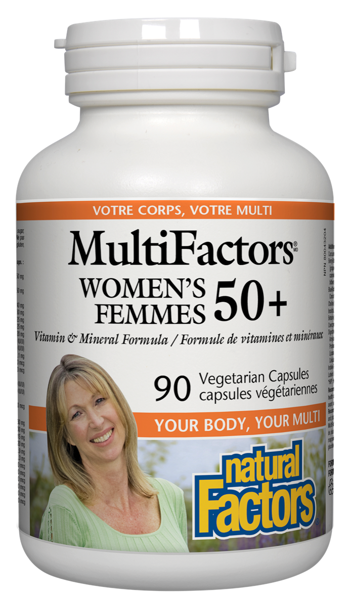 Natural Factors Multifactors Women's 50+ 90 VCaps