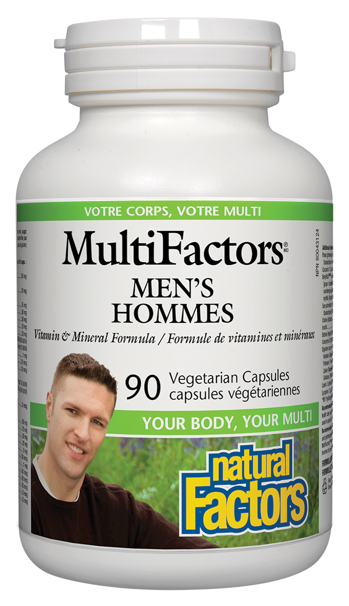 Natural Factors Multifactors Men's 90 VCaps