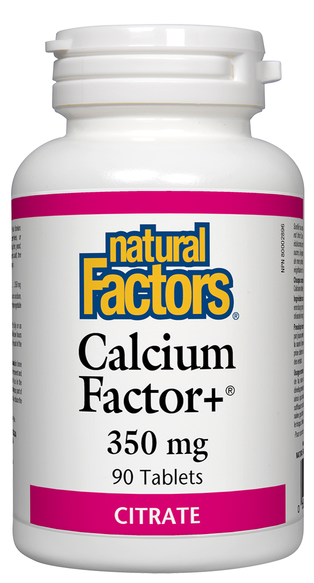 Natural Factors Calcium Factor+ 90 Tabs