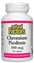 Natural Factors Chromium Picolinate 500mg 90 Tabs