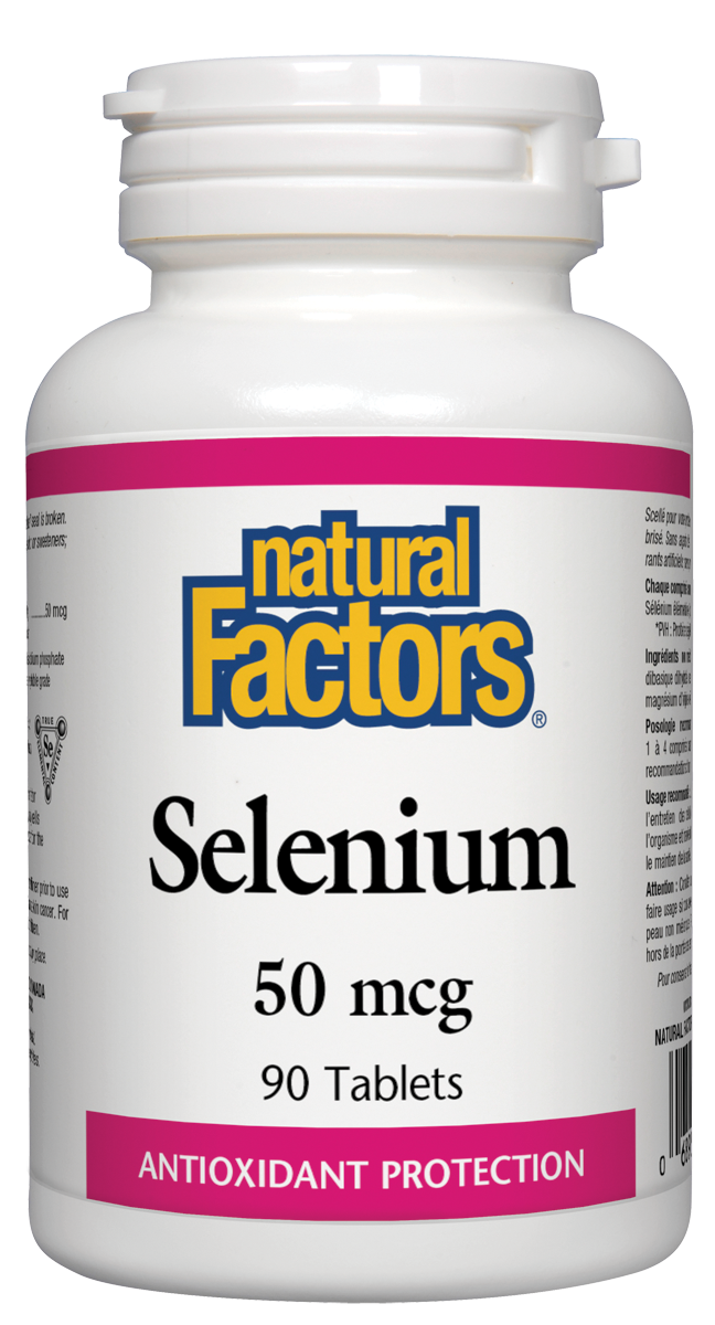 Natural Factors Selenium 50mcg 90 Tabs