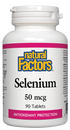 Natural Factors Selenium 50mcg 90 Tabs