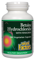 Natural Factors Betaine Hydrochloride 180 VCaps