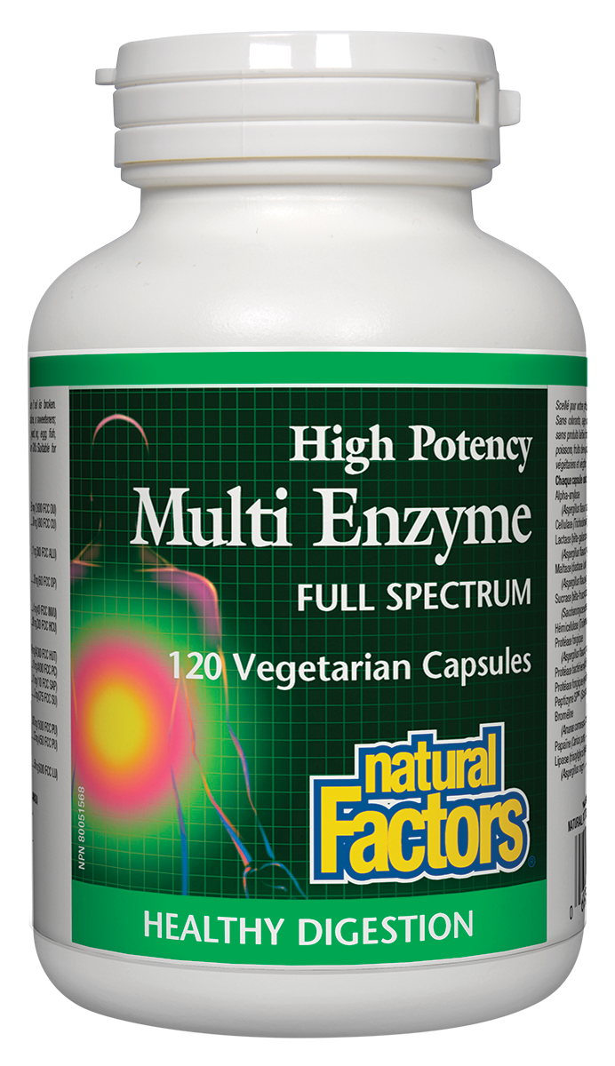 Natural Factors Multi Enzyme 120 VCaps