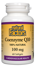 Natural Factors Coenzyme Q10 100mg 60sgs