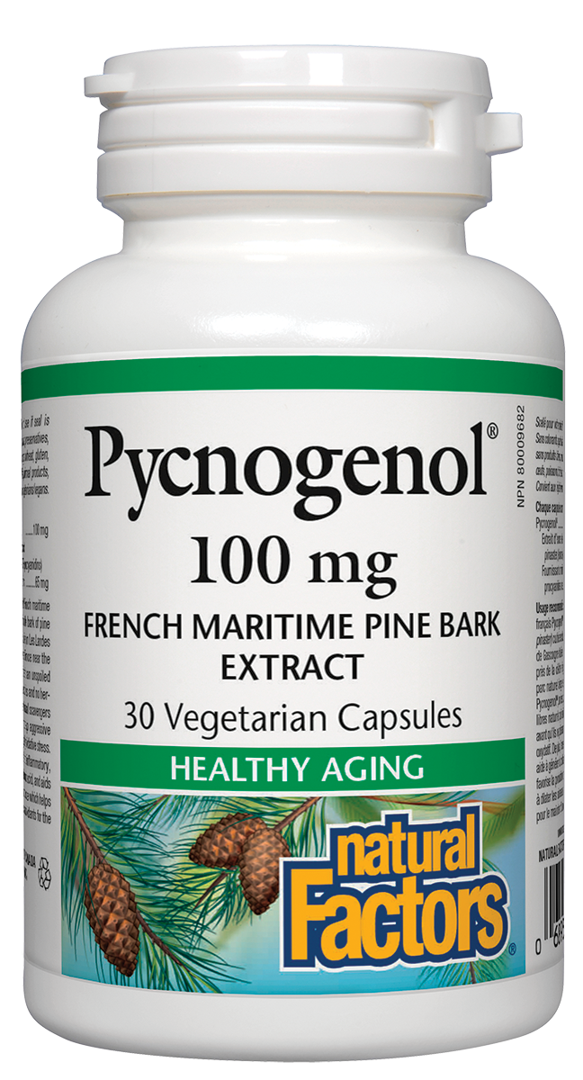 Natural Factors Pycnogenol 100mg 30 VCaps