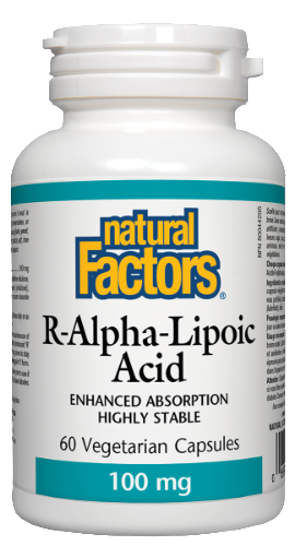 Natural Factors R-alpha-Lipoic Acid 60 VCaps