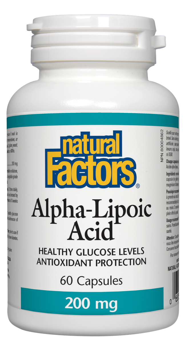 Natural Factors Alpha-Lipoic Acid 200mg 60 Caps