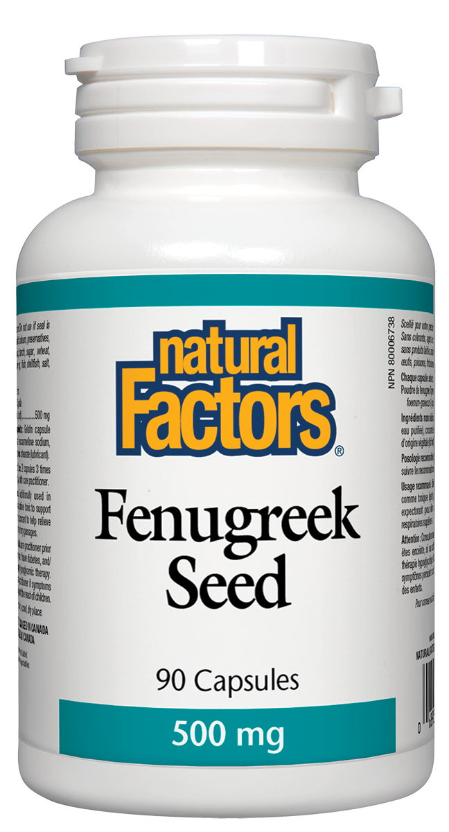 Natural Factors Fenugreek Seed 90Caps