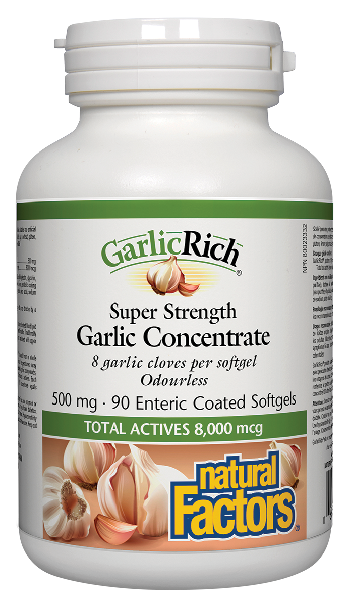 Natural Factors Garlicrich Super Strength 90sgs