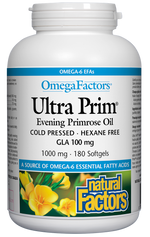 Natural Factors Ultra Prim Evening Primrose Oil 1000mg
