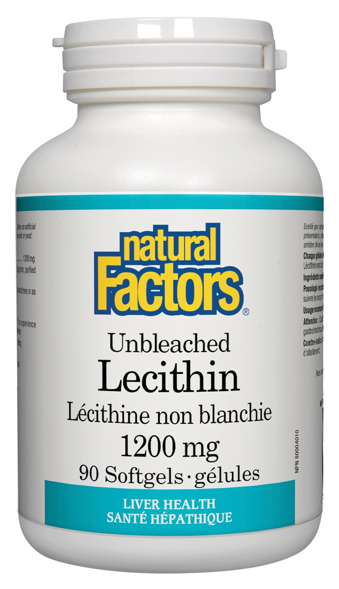 Natural Factors Unbleached Lecithin 90sgs