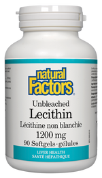 Natural Factors Unbleached Lecithin 90sgs