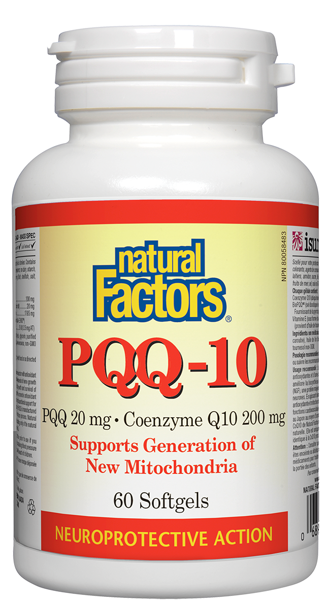 Natural Factors Pqq-10 60sgs