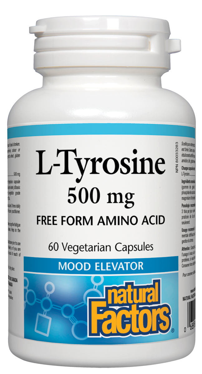 Natural Factors L-Tyrosine 60 VCaps
