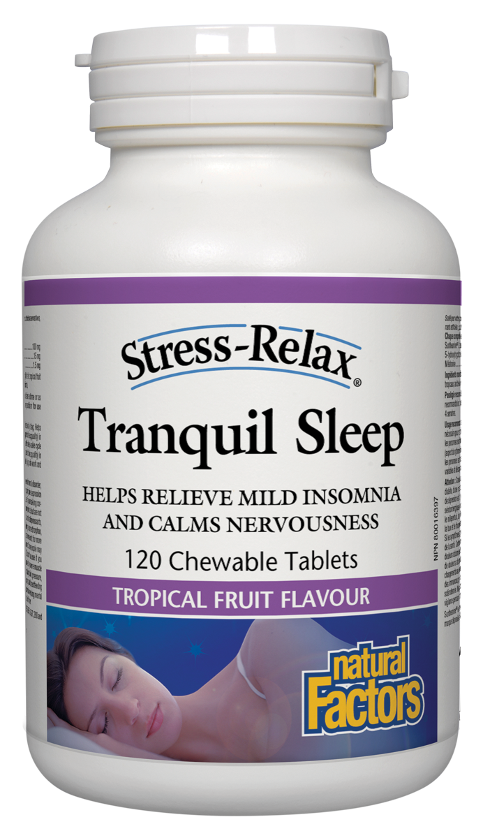 Natural Factors Stress-Relax Tranquil Sleep Tropical Fruit