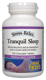 Natural Factors Stress-Relax Tranquil Sleep Tropical Fruit