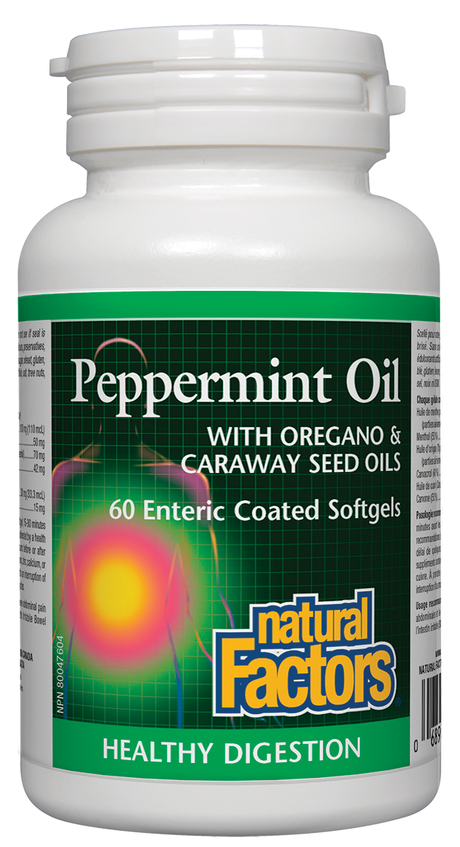 Natural Factors Peppermint Oil 60sgs