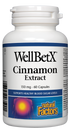 Natural Factors Wellbetx Cinnamon Extract 60Caps
