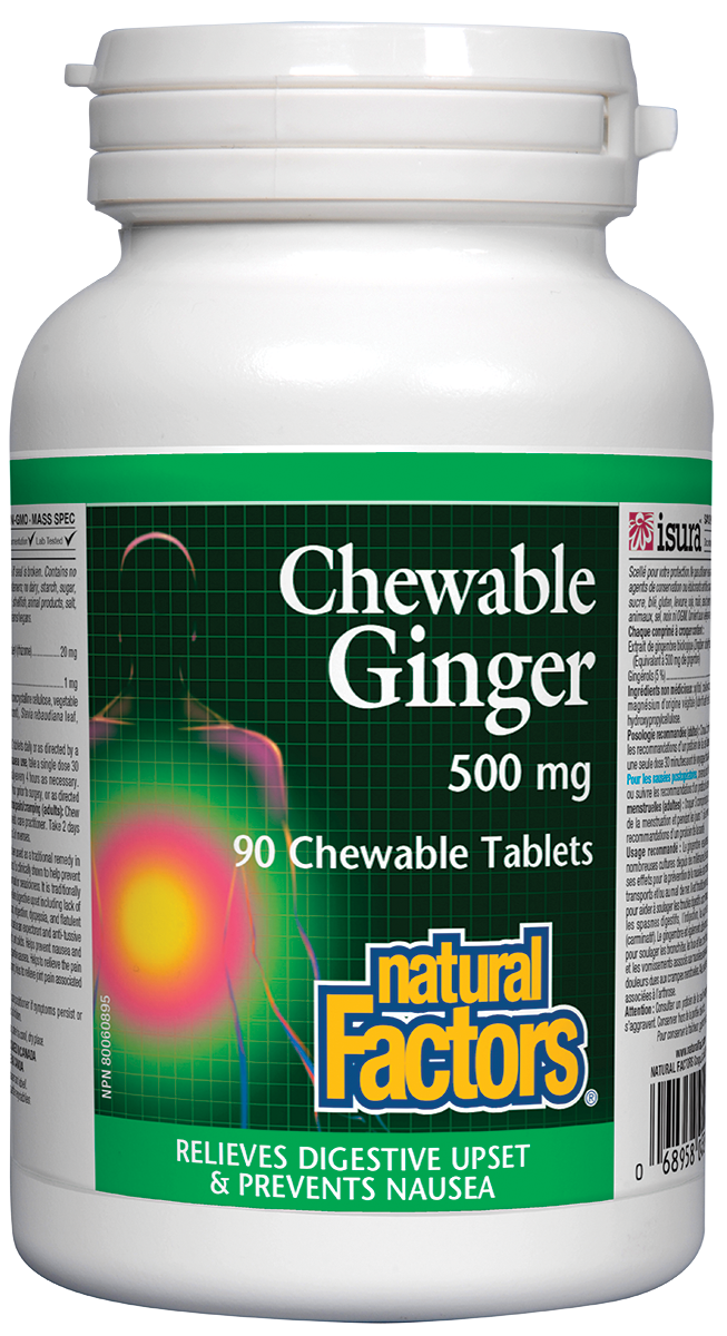 Natural Factors Ginger 90chew