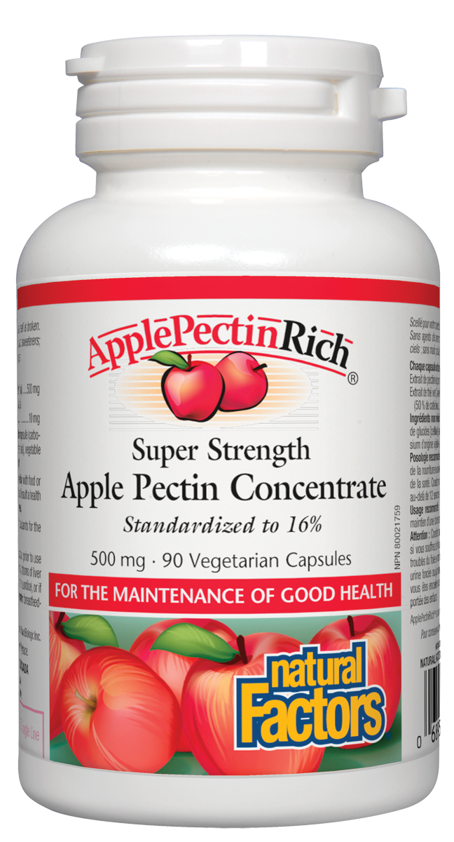 Natural Factors Applepectinrich Super Strength 90 VCaps