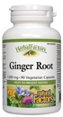 Natural Factors Herbal Factors Ginger Root 90 VCaps