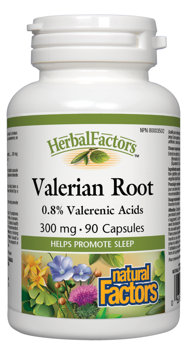 Natural Factors Herbal Factors Valerian Root 90Caps