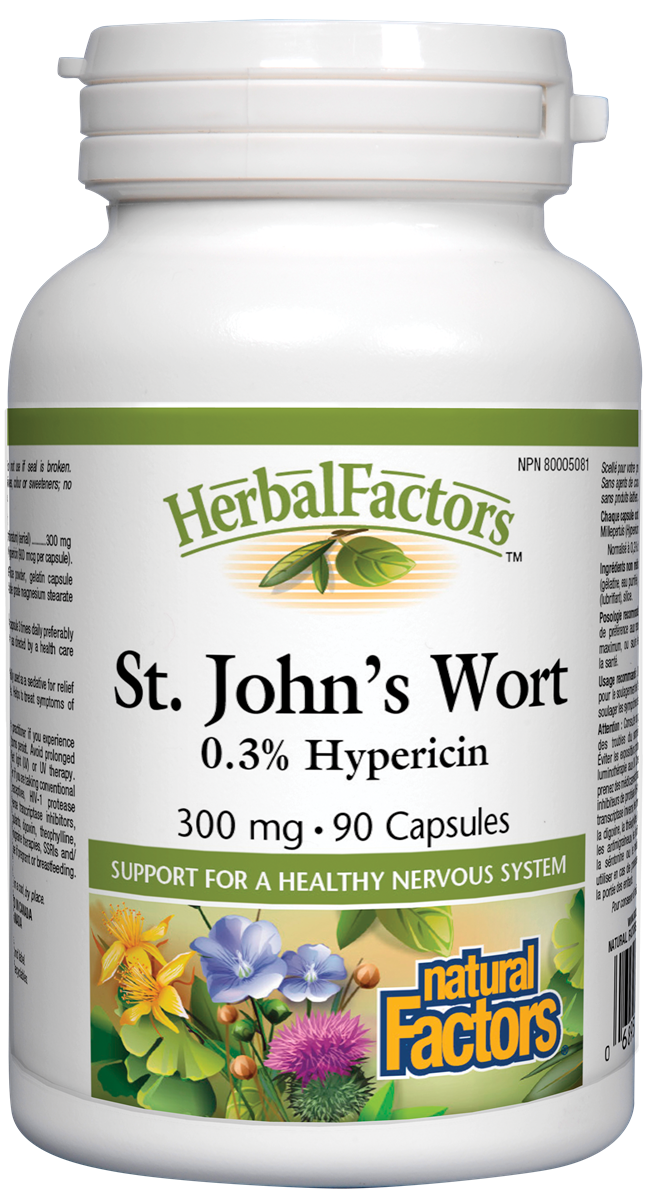 Natural Factors Herbal Factors St. John's Wort 90Caps