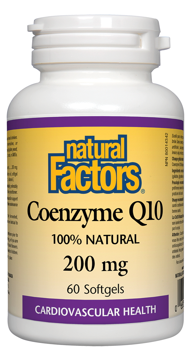Natural Factors Coenzyme Q10 200mg 60sgs