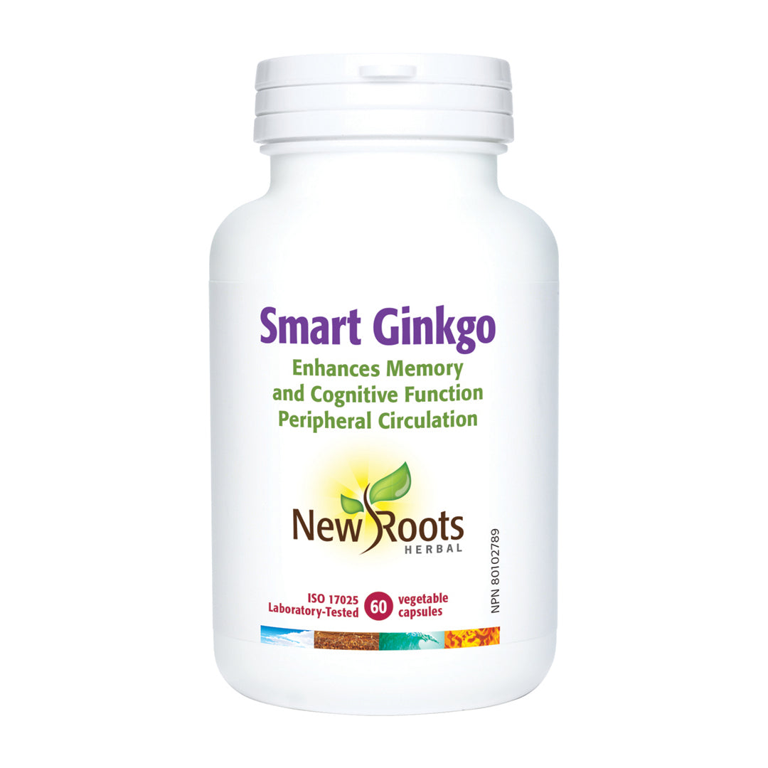 New Roots Smart Ginkgo 60 VCaps