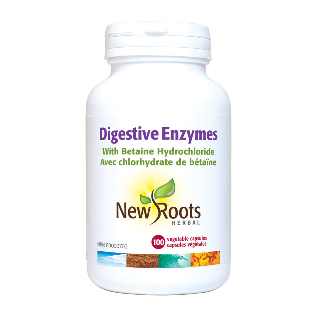 New Roots Digestive Enzymes 100 Caps
