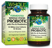 Natural Factors Whole Earth & Sea Fermented Whole Food Probiotic 60 VCaps