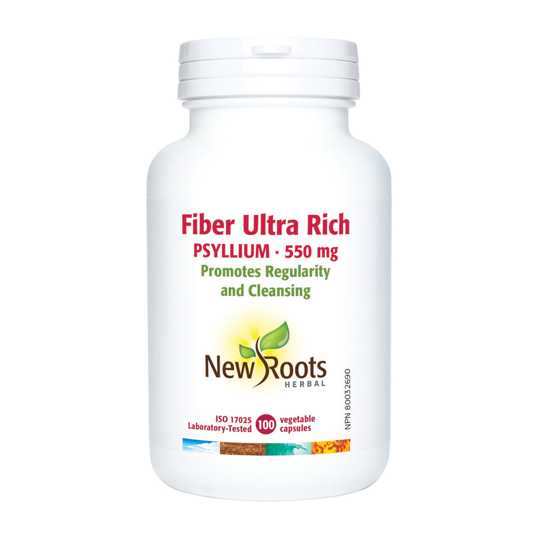 New Roots Psyllium - Fiber Ultra Rich + F.o.s. 100 VCaps