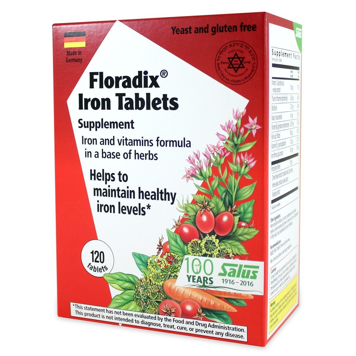 Salus Floradix Iron 120 Tabs