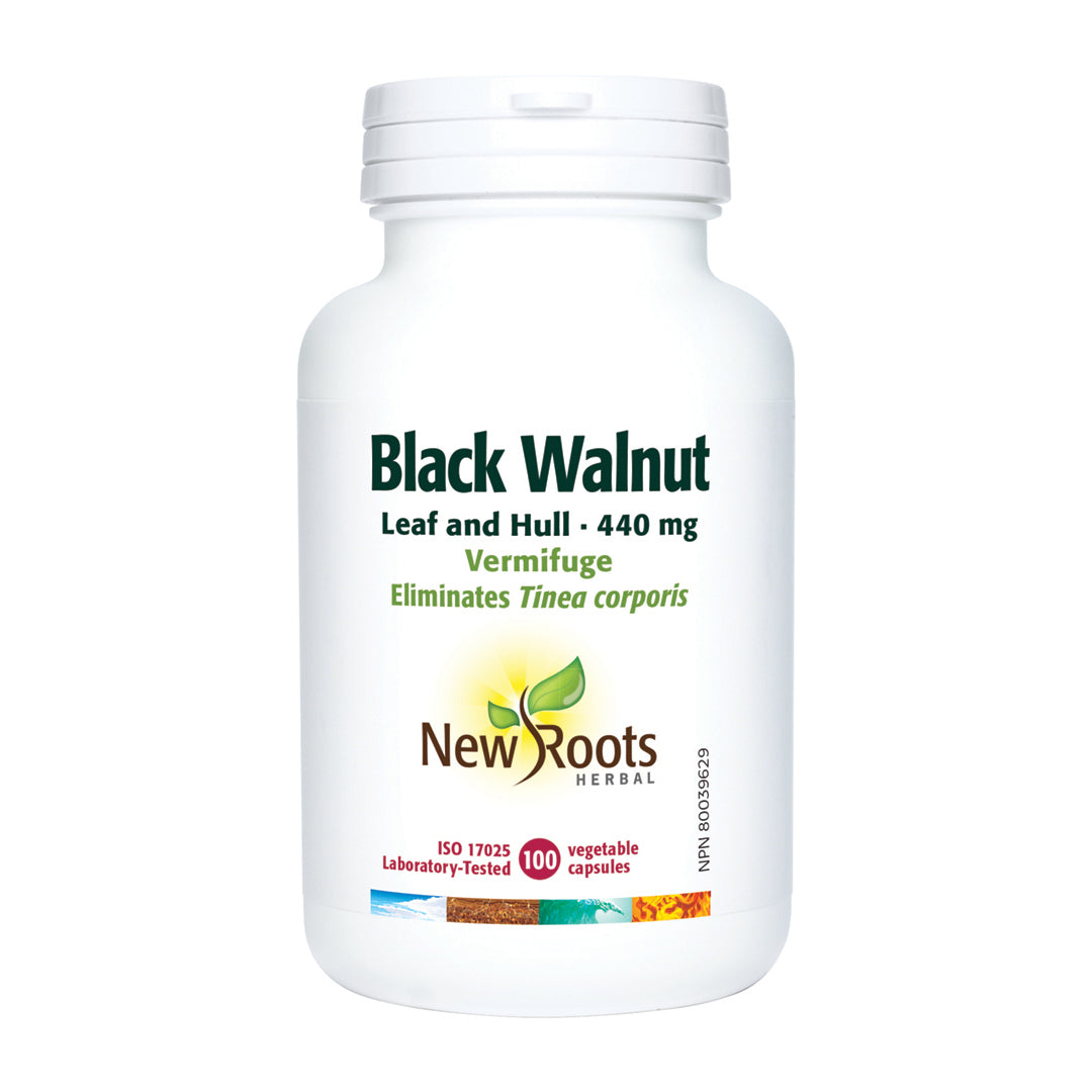 New Roots Black Walnut Leaves & Hulls 100 VCaps