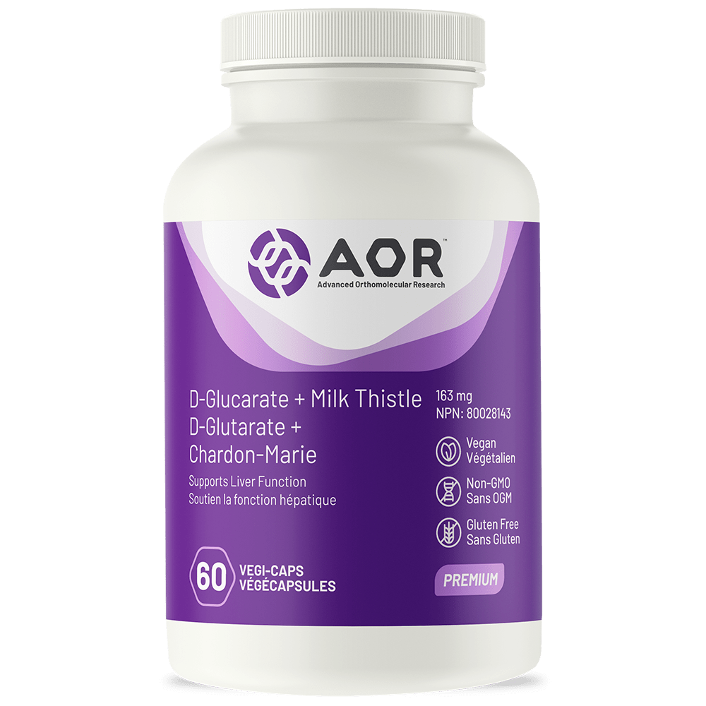 AOR D-Glucarate + Milk Thistle 60 VCaps