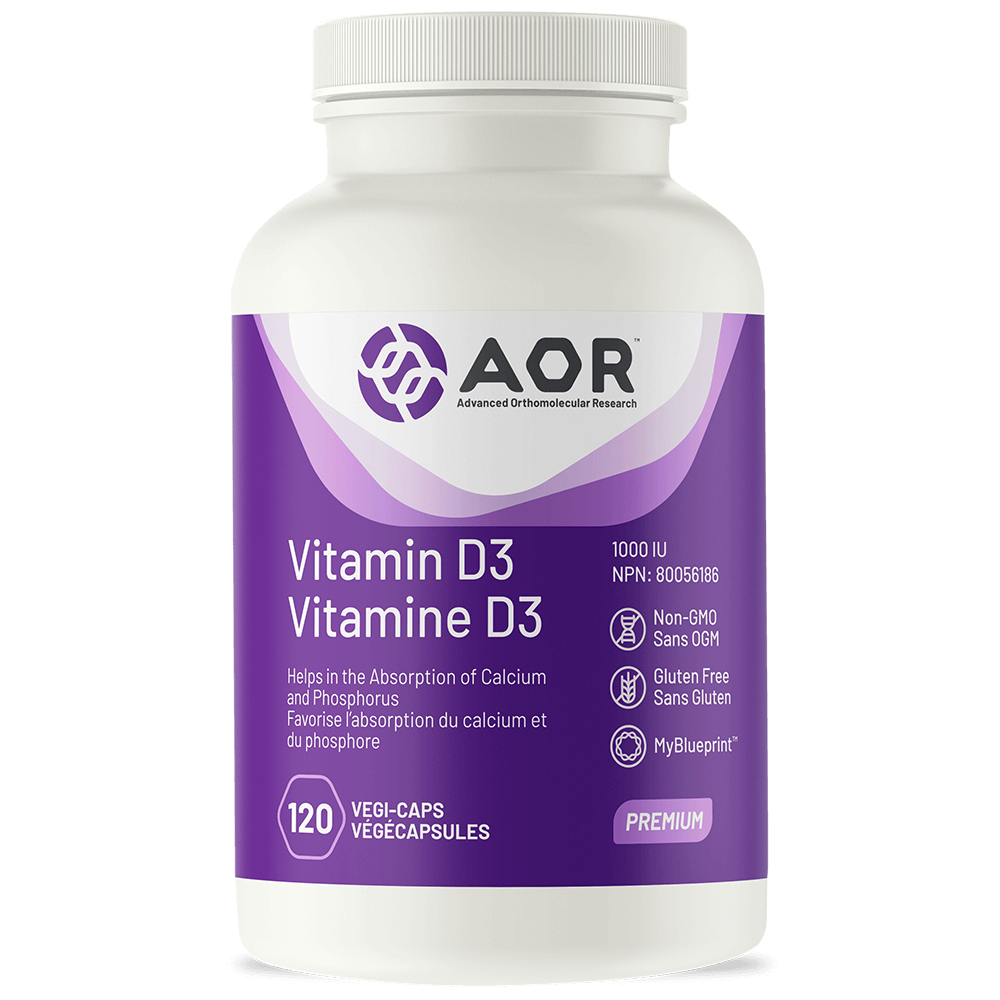 AOR Vitamin D3 120 VCaps
