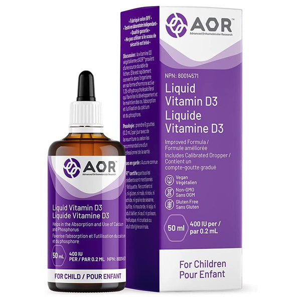 AOR Vitamin D3 50 ml Child