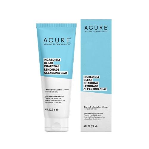 Acure Incredibly Clear Charcoal Lemonade Cleansing Clay 118ml