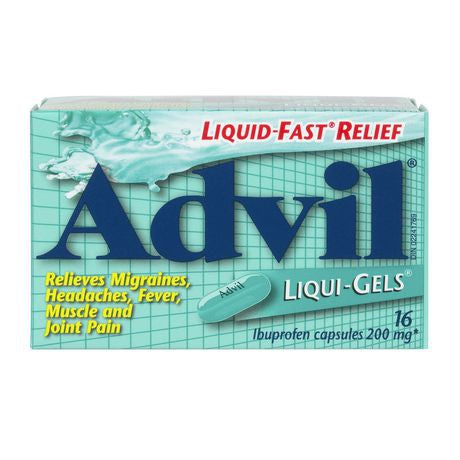 OTC Advil Ibuprofen Liqui-Gels 200 mg