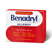 OTC Benadryl Allergy Extra Strength 50 mg 12 Caps