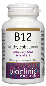 Bioclinic B12 Methylcobalamin 1000mcg 60 Tabs