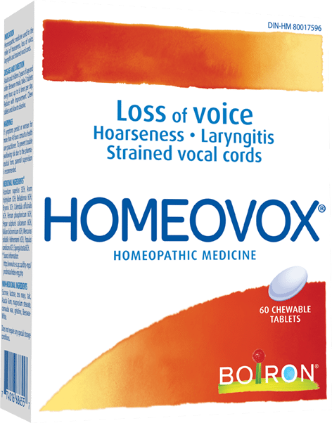 Boiron Homeovox 60chew