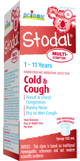 Boiron Stodal Children Cold & Cough Multi-symptom 125ml