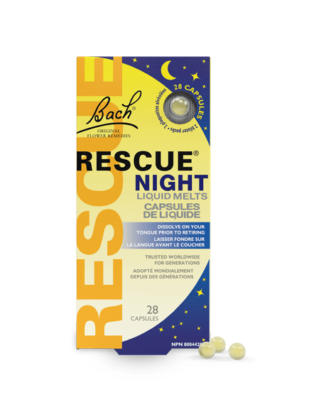 Bach Rescue Night Liquid Melts 28caps